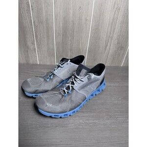 On CloudTec Men's US M12 Running Shoes Grey Blue Athletic Trainers Swiss